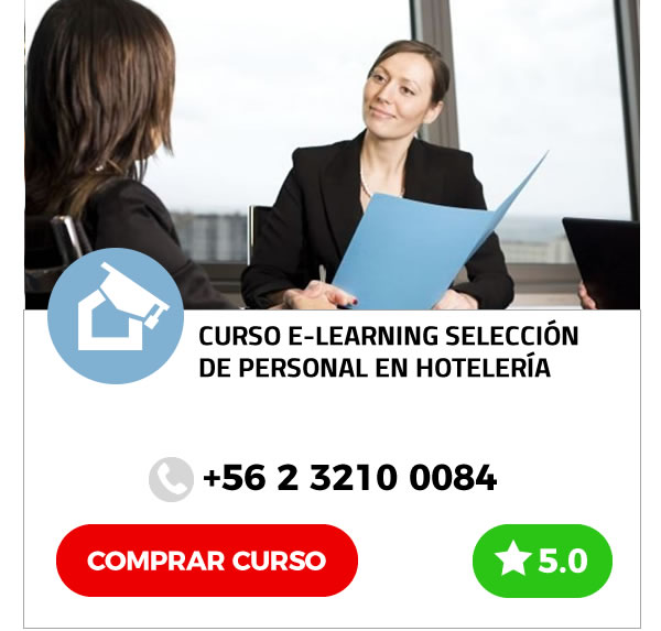 Curso E-learning Selección de Personal en Hotelería Curso E-learning Selección de Personal en Hotelería
